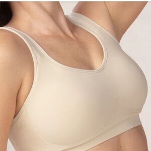 Shapermint Truekind® Daily Comfort Wireless Shaper Bra Sz M Chai